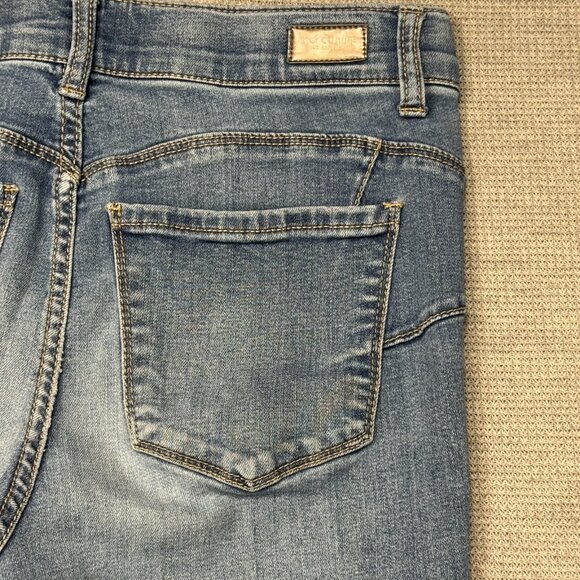 Juicy Couture Womens Blue Denim Skinny Leg Jegging Mid Rise Stretch Jeans Size 8 - Picture 5 of 12